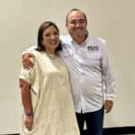 Memo Romero es respaldado por la candidata Xóchitl Gálvez en su visita a Mazatlán