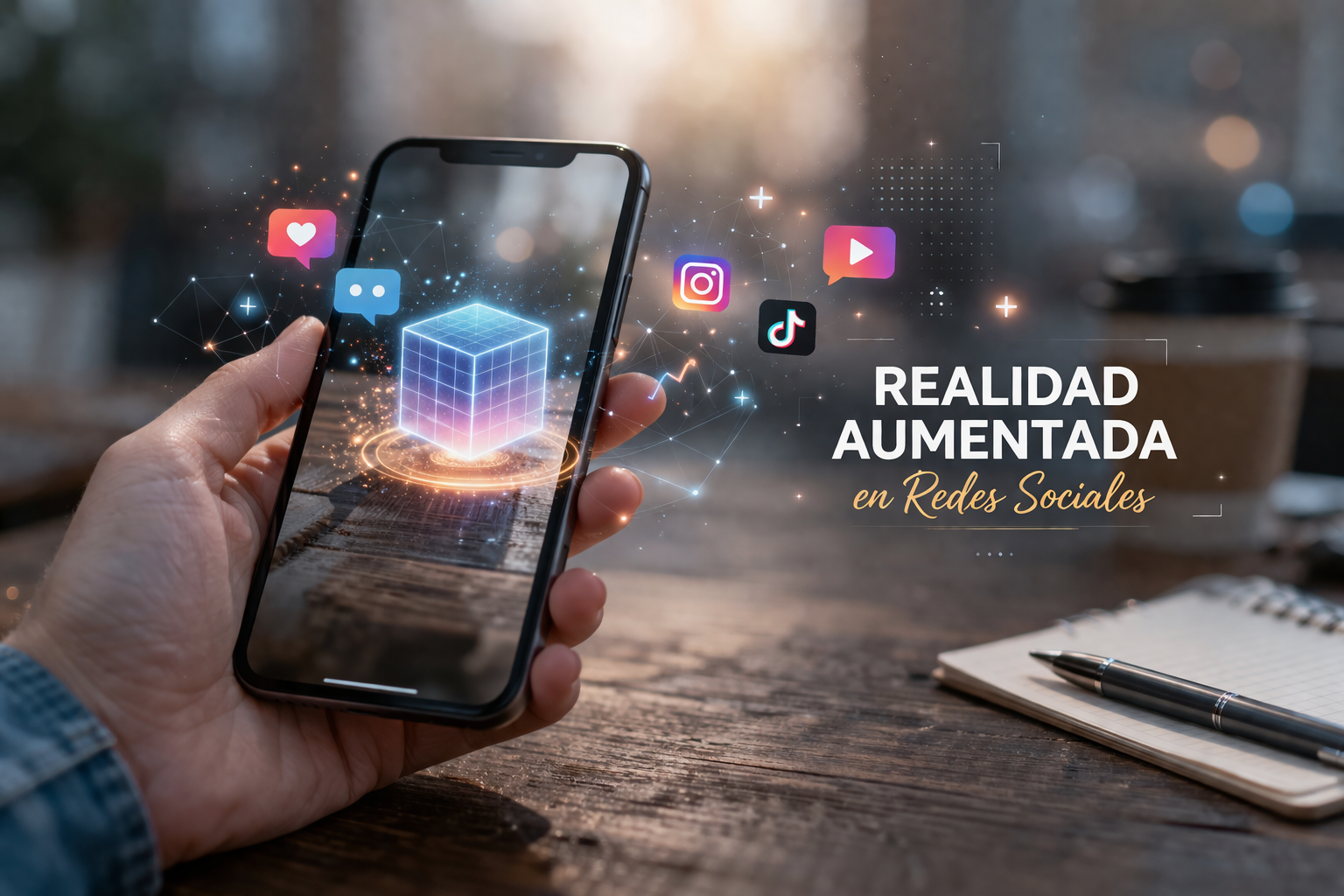 Realidad Aumentada, Redes Sociales, Diseño Multimedia, Contenido Digital, Innovación, AR, Unity, Marketing Digital