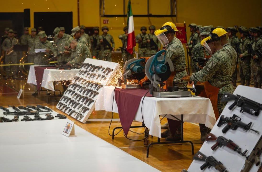 Conmemoran el Día Internacional de la Destrucción de Armas de Fuego en Culiacán