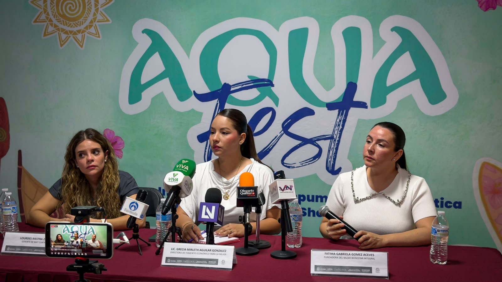 Anuncian Aqua Fest y Bazar Bienestar Integral para disfrutar en familia este domingo