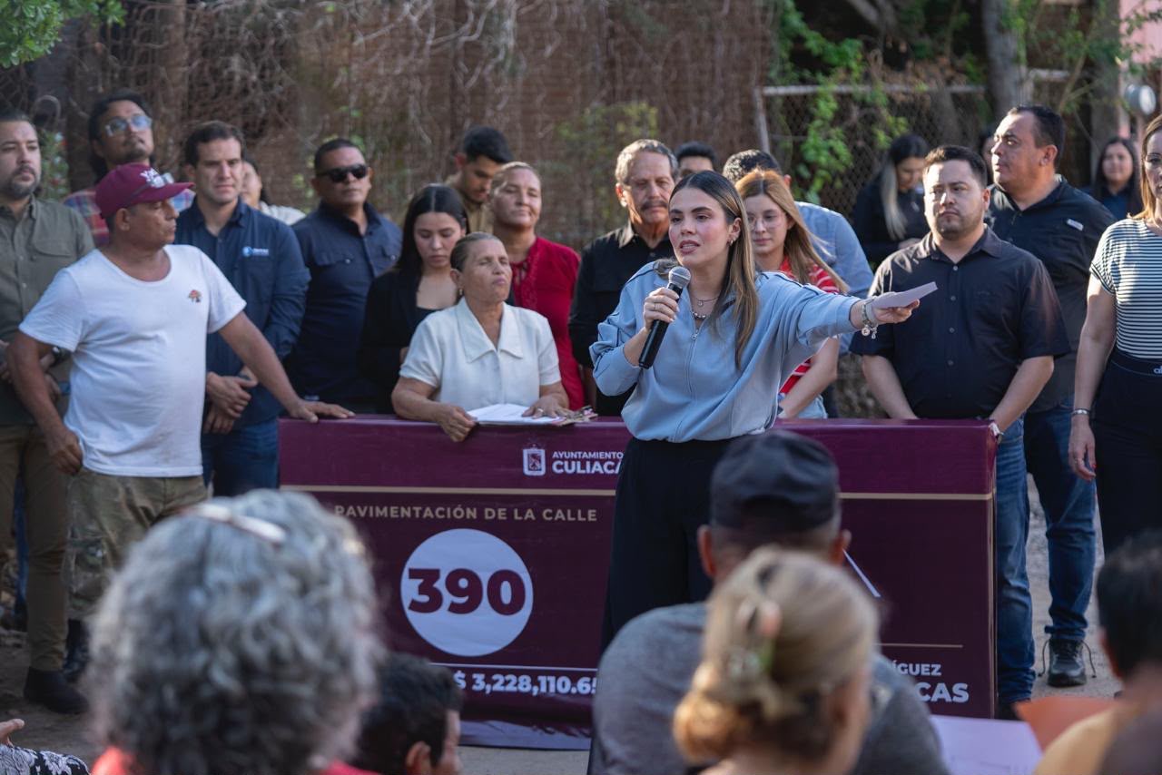 Las Cucas sigue transformándose: Ana Míriam Ramos pone en marcha la séptima calle pavimentada de la colonia