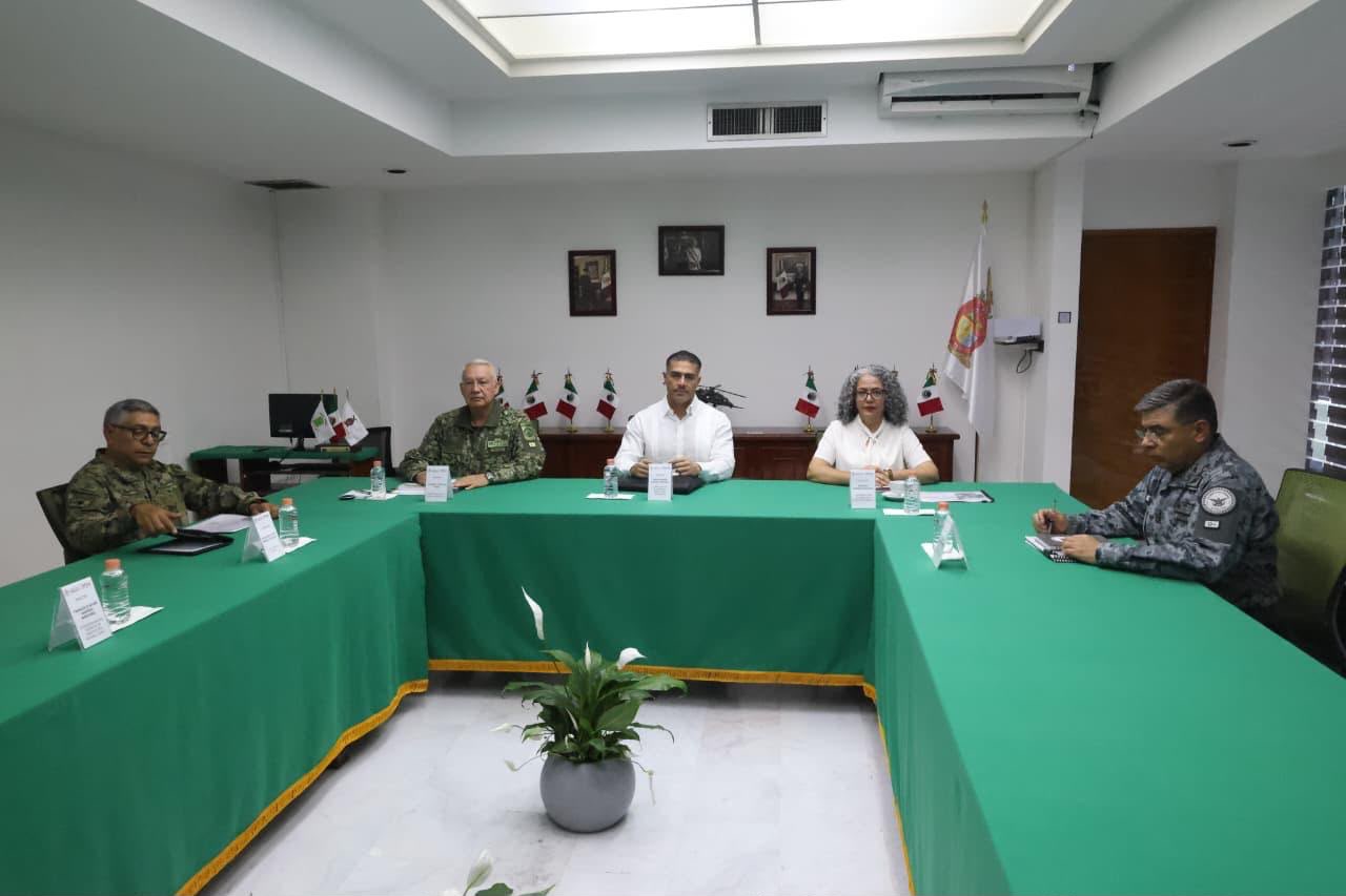GABINETE DE SEGURIDAD Y GOBIERNO DE SINALOA ACUERDAN FORTALECER ACCIONES DE SEGURIDAD EN MAZATLÁN
