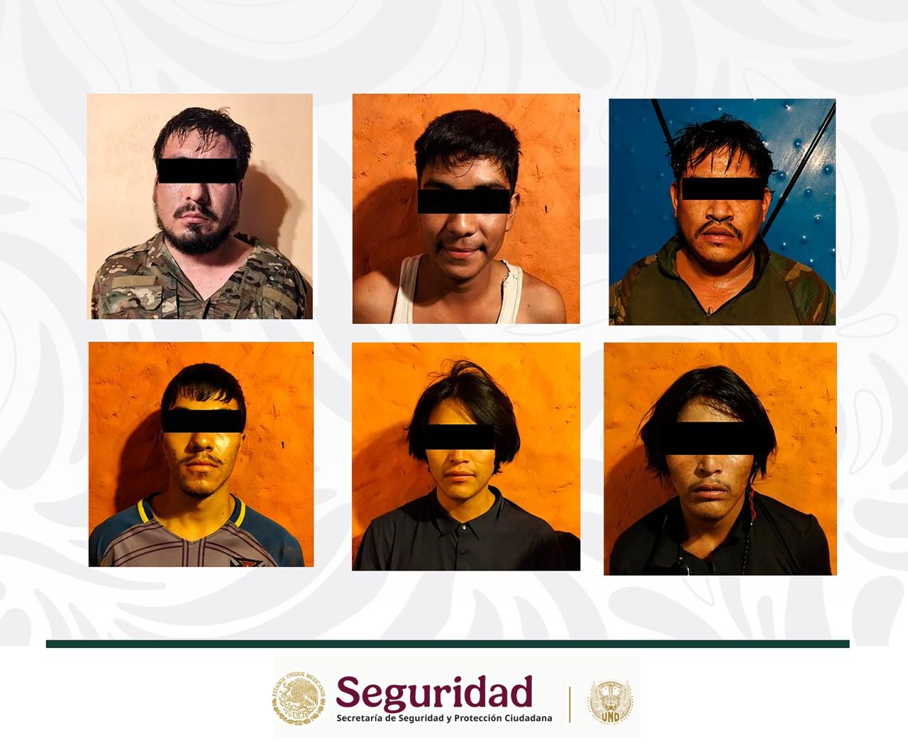 Siguen dando resultados los operativos federales en Mazatlán, aseguran a 8 presuntos delincuentes