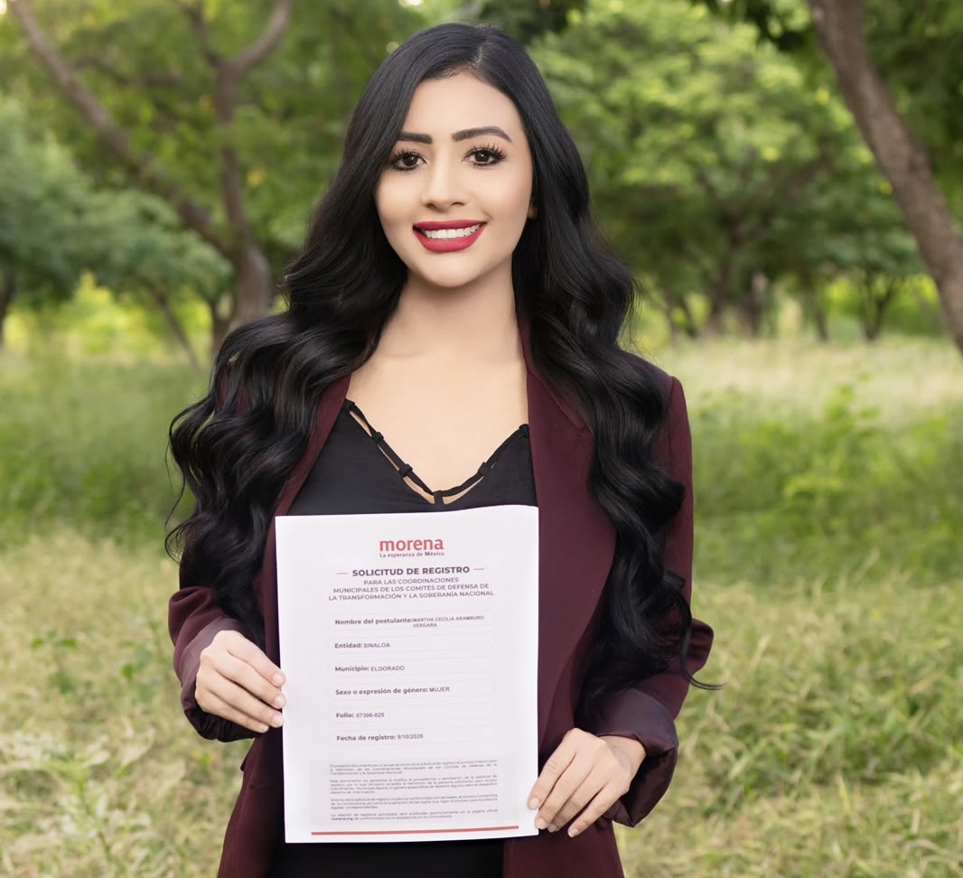 La Doctora Cecy Aramburo se registra para buscar la Coordinación Municipal de Morena en Eldorado